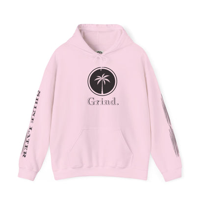 Cali Rich graphic "Grind Now Shine Later" Pullover Hoodie Unisex Heavy Hooded Sweatshirt Cali Rich Clothing